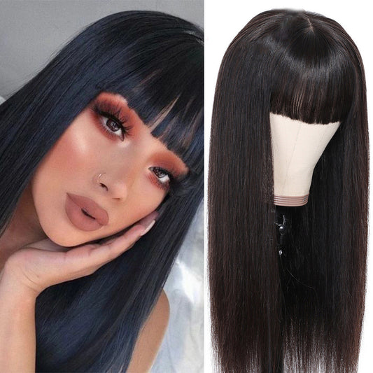 Qi Bangs Long Straight Wig