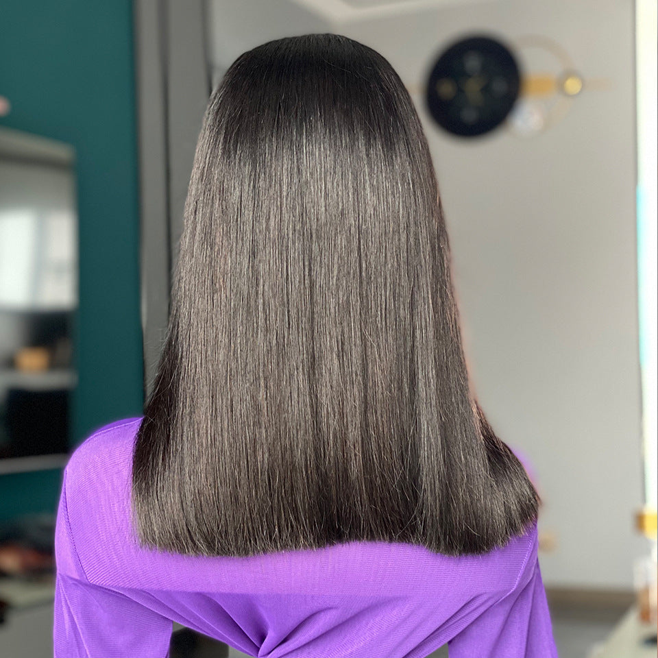 Double Drawn Bone Straight Wig