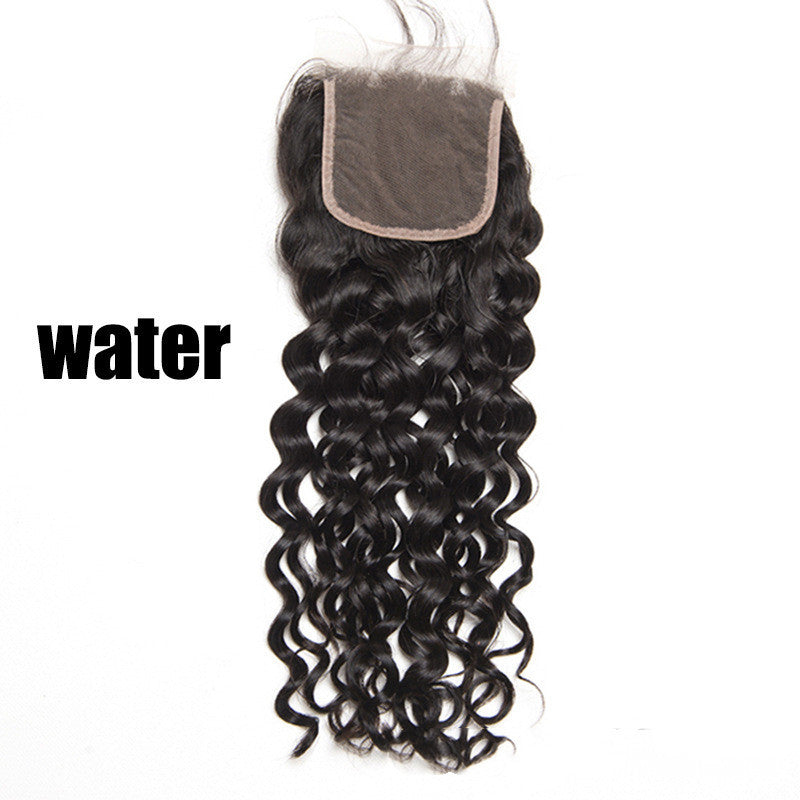 Straight, Deep Wave, Water Wave, Body Wave, Curly Human Hair Closures