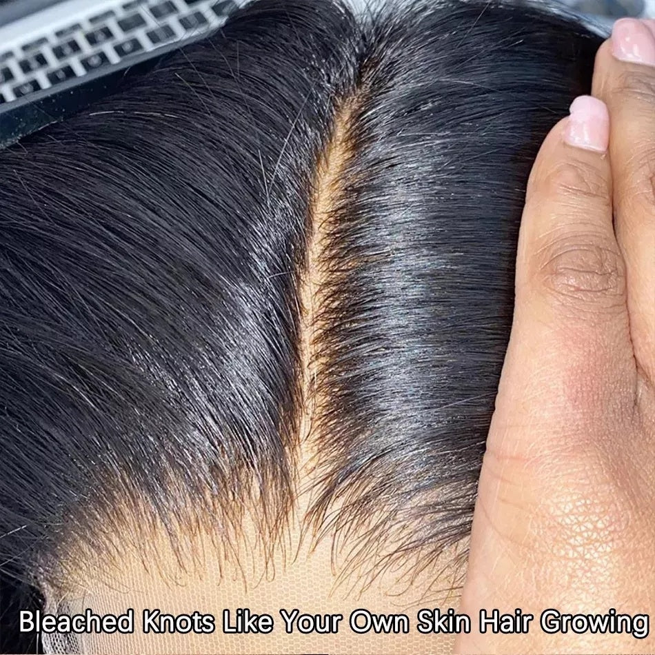 12A Brazilian Raw Transparent Lace Front Pre-Plucked Bleached Knots