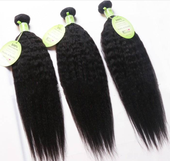 Brazilian Hair Kinky Yaki Straight Bundle