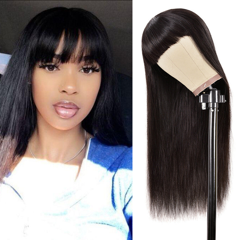 Qi Bangs Long Straight Wig