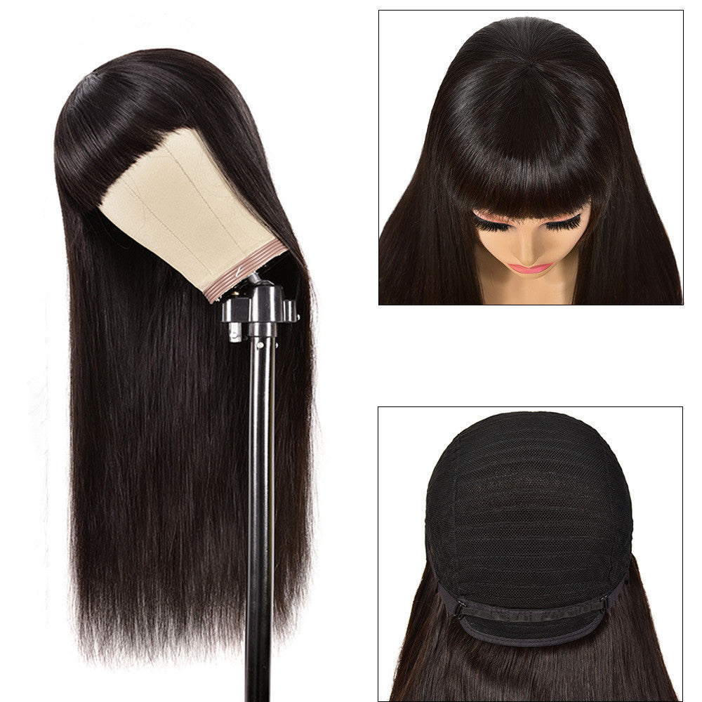 Qi Bangs Long Straight Wig