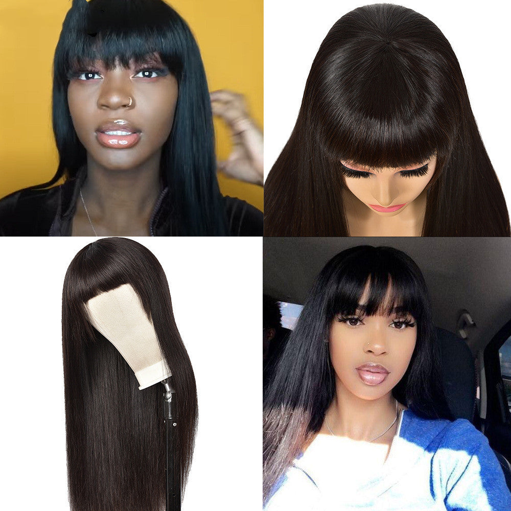 Qi Bangs Long Straight Wig