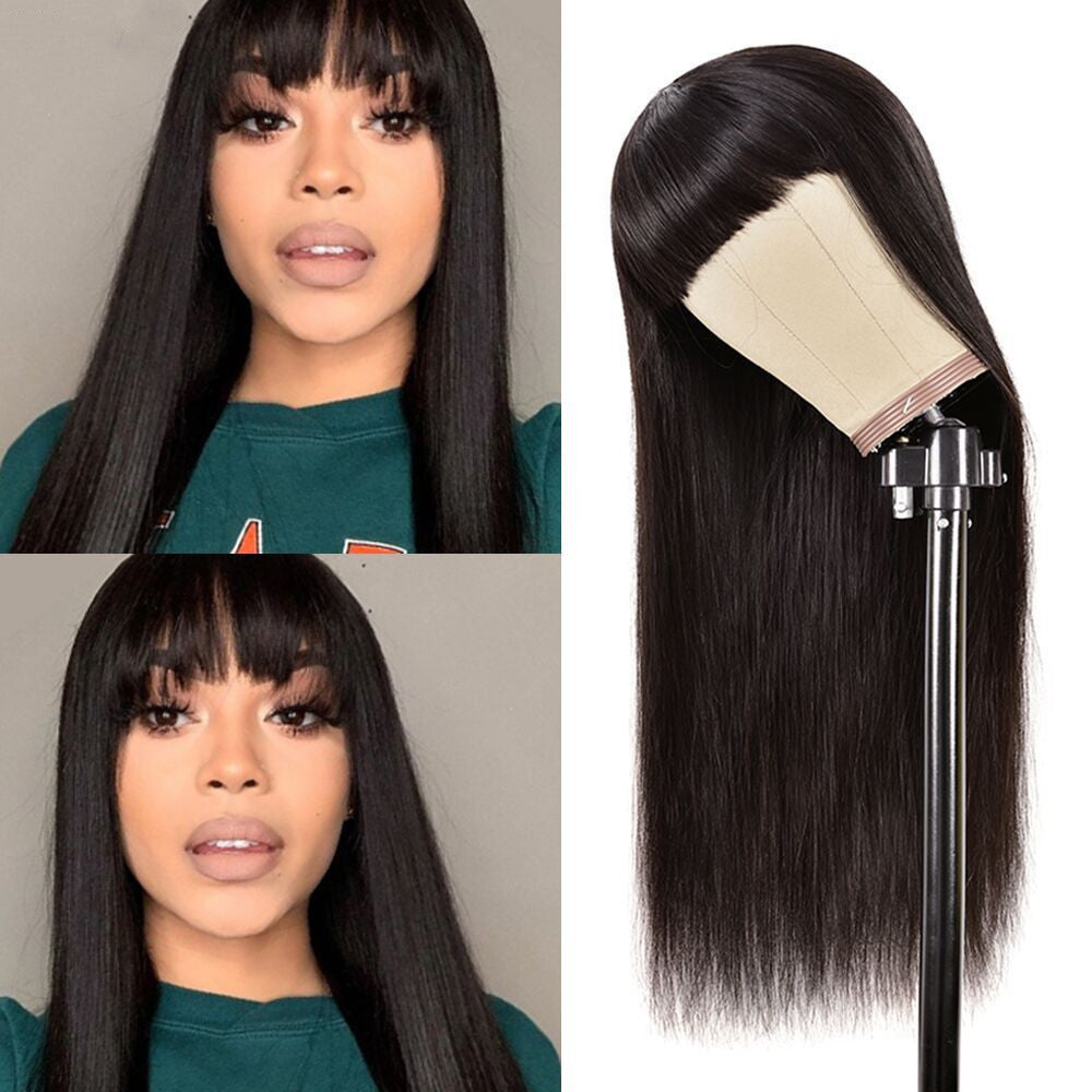 Qi Bangs Long Straight Wig