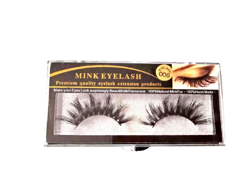 3D mink hair false eyelashes natural thick handmade lashes