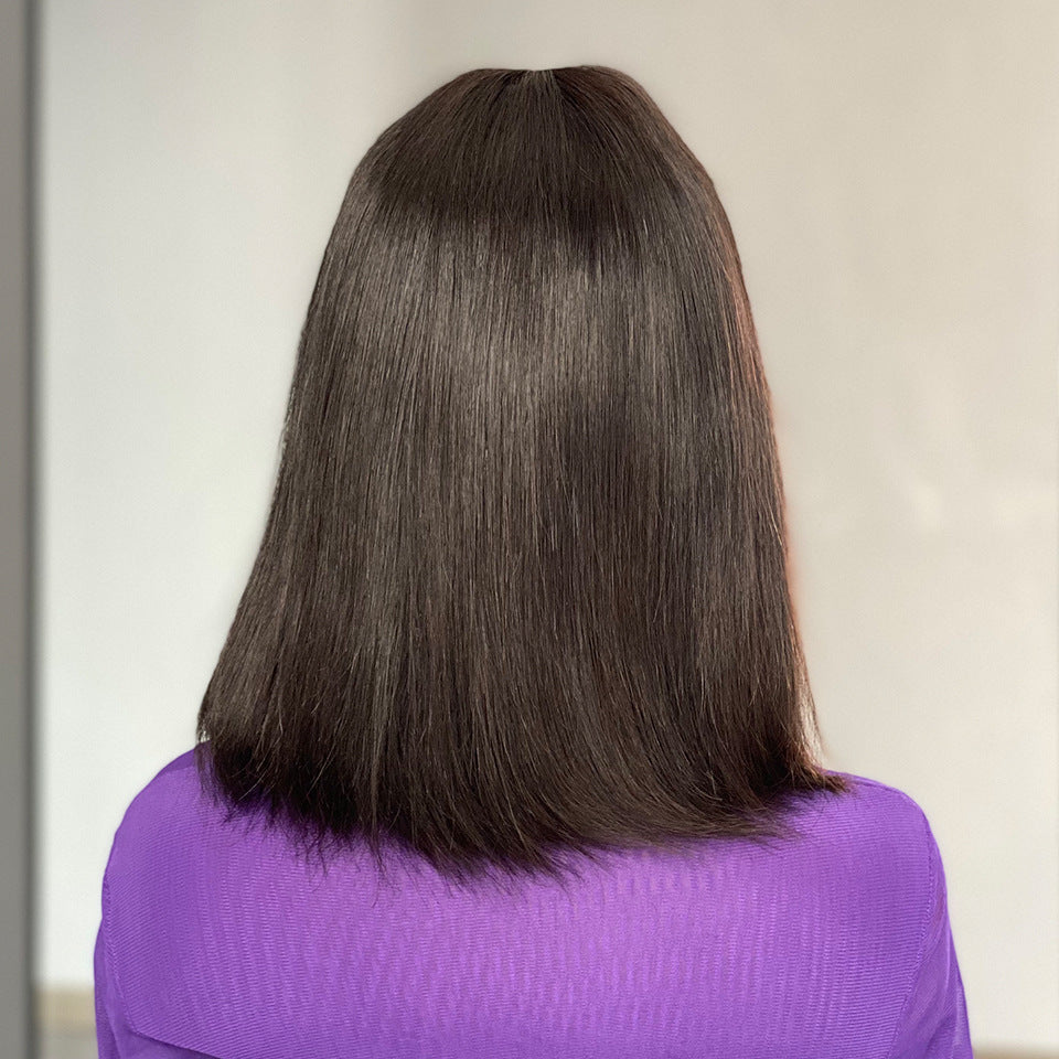 Natural Bob Human Hair Lace Wig