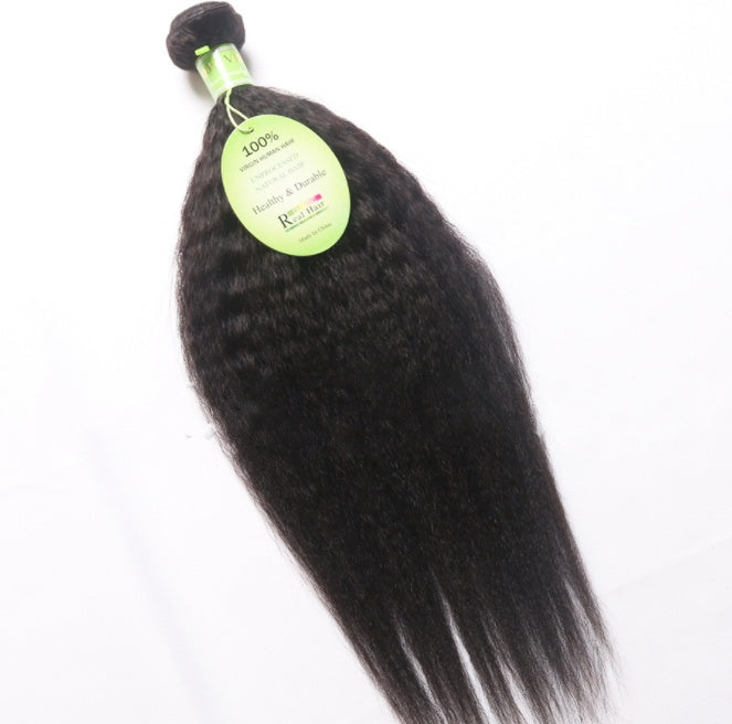 Brazilian Hair Kinky Yaki Straight Bundle
