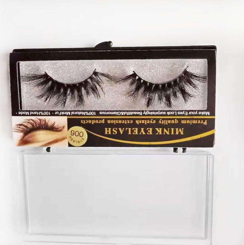 3D mink hair false eyelashes natural thick handmade lashes