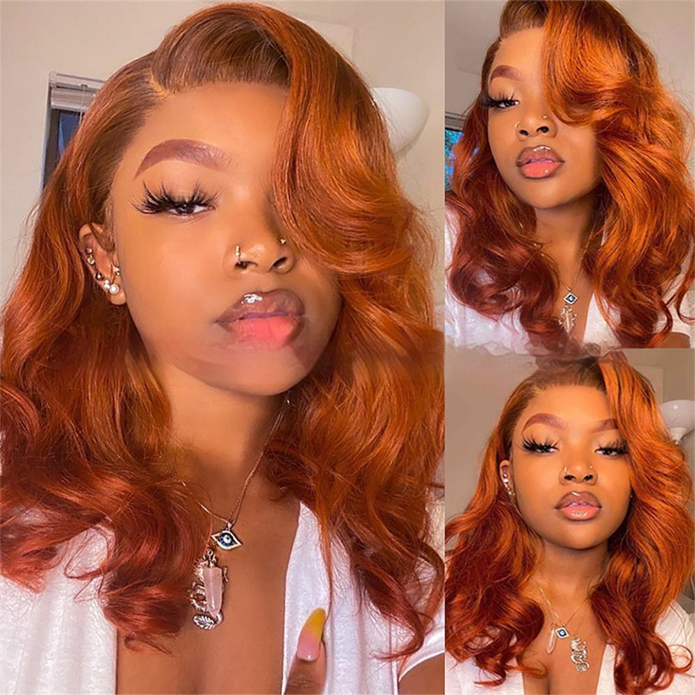 Ginger Body Wave Lace Front Human Hair