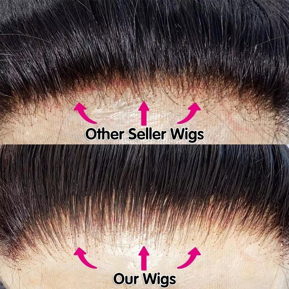 12A Brazilian Raw Transparent Lace Front Pre-Plucked Bleached Knots