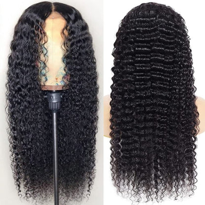 Front Lace Deep Wave Human Hair Wig