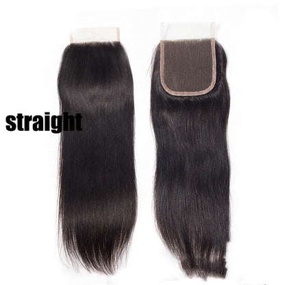 Straight, Deep Wave, Water Wave, Body Wave, Curly Human Hair Closures