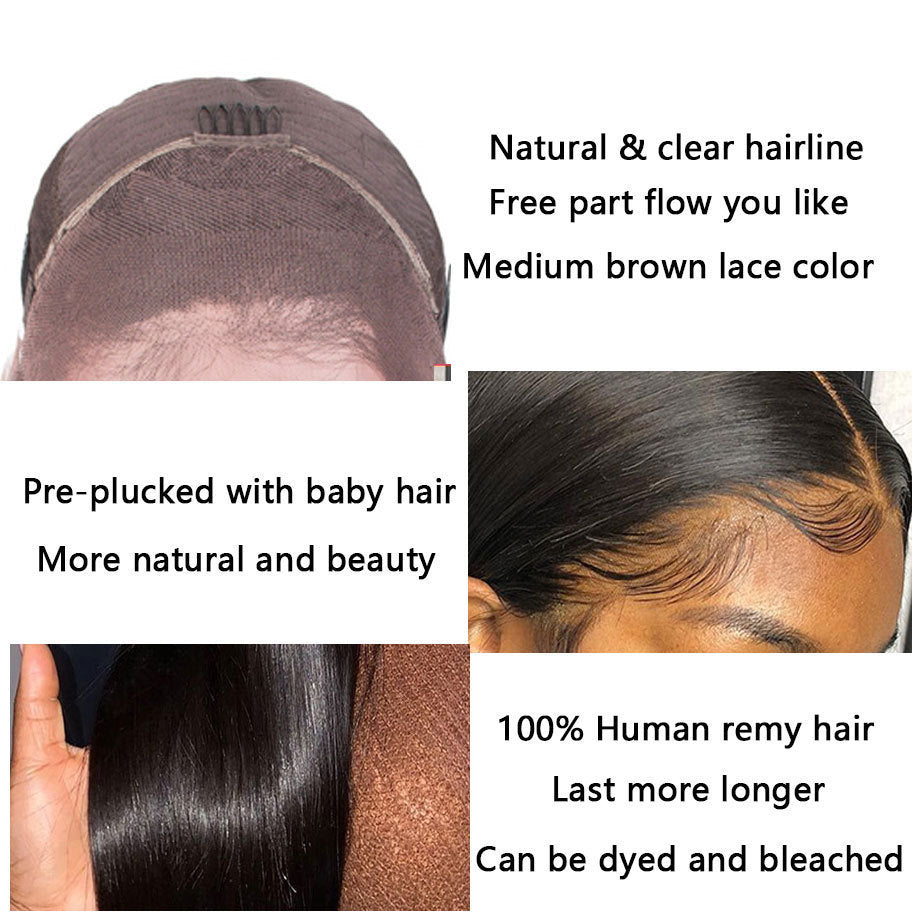 Loose Deep Wave 13x4 Transparent Lace Human Hair