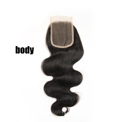 Straight, Deep Wave, Water Wave, Body Wave, Curly Human Hair Closures