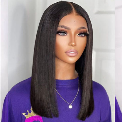 Double Drawn Bone Straight Wig