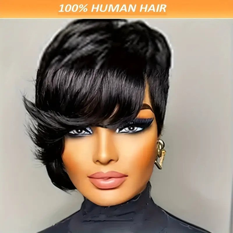 Elegant Pixie Cut 180 Density Wig