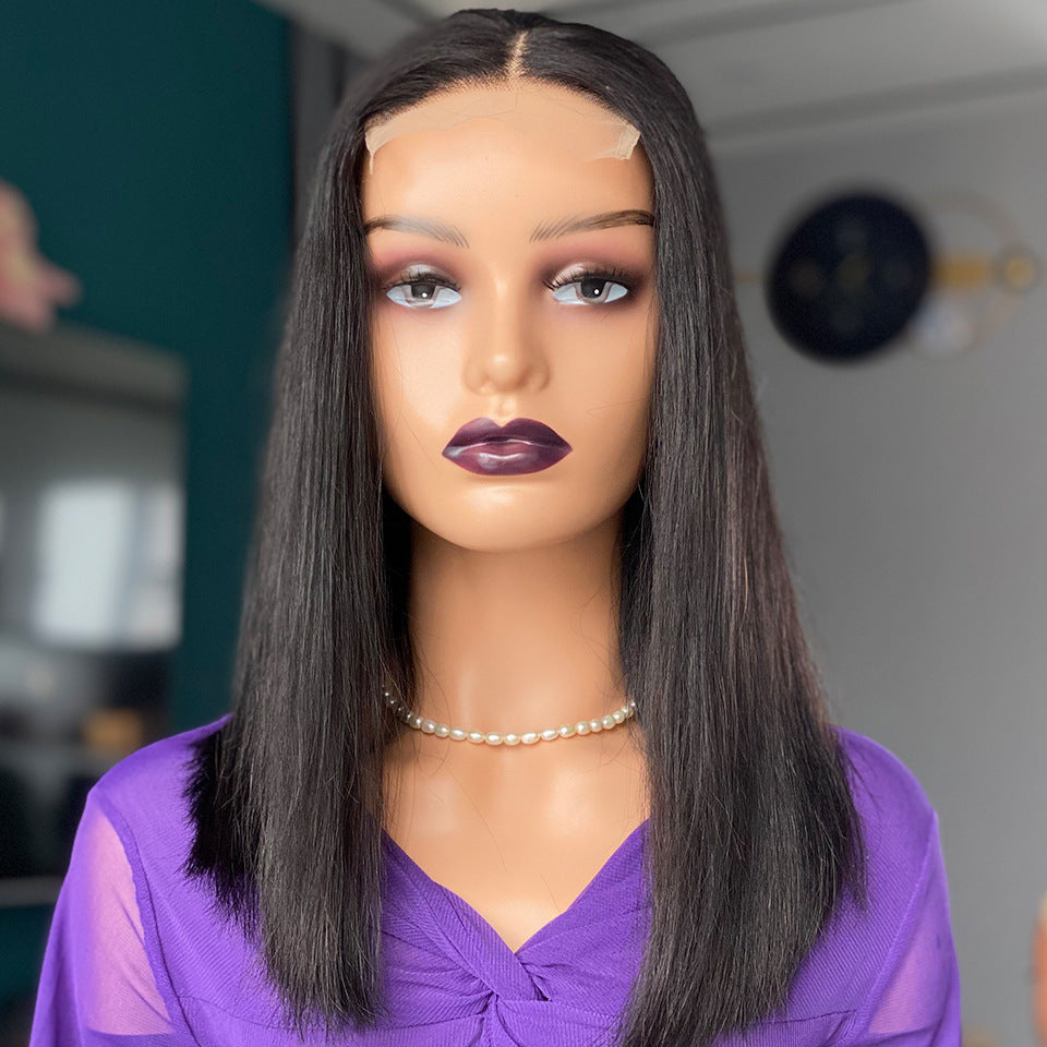 Double Drawn Bone Straight Wig