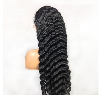 Human Hair Deep Wave Lace Frontal Wig 13x4