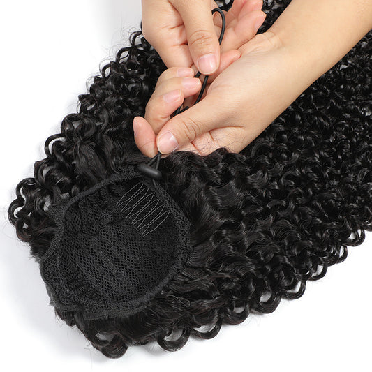 Natural Color Human Hair Ponytail