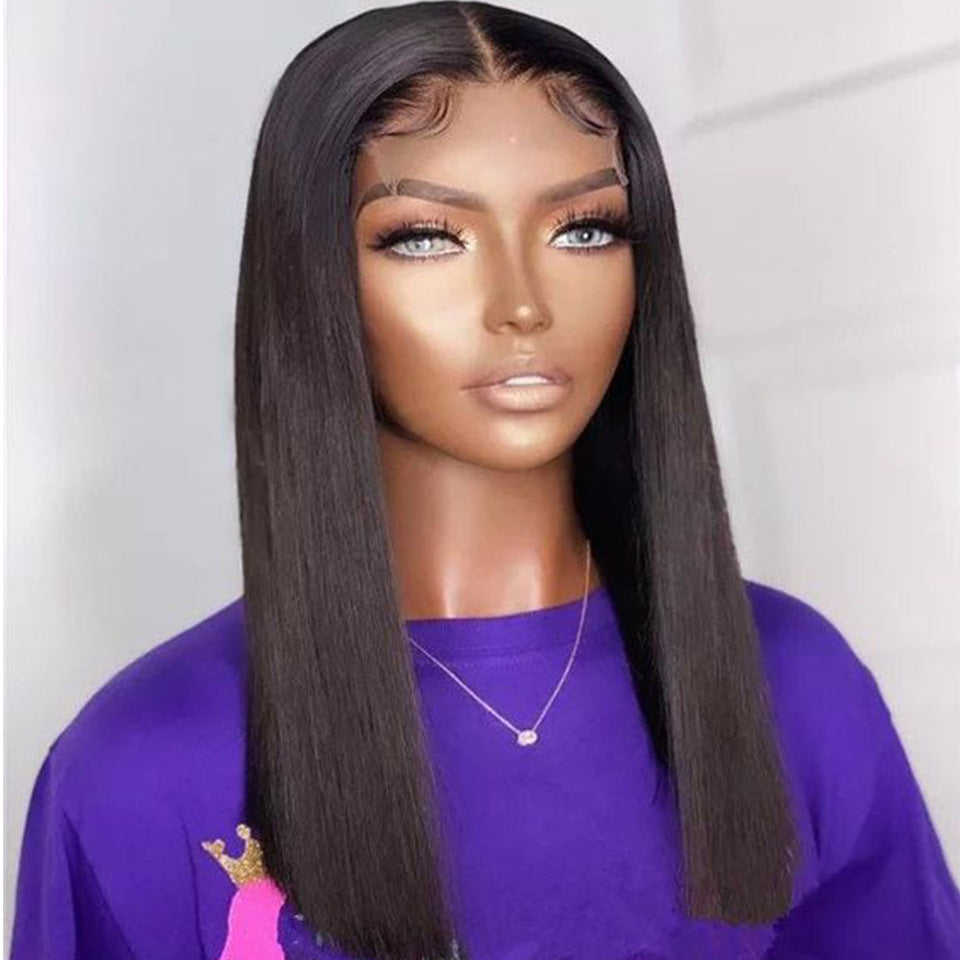 Double Drawn Bone Straight Wig
