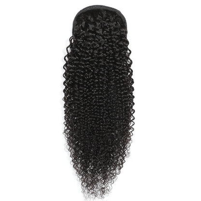 Natural Color Human Hair Ponytail