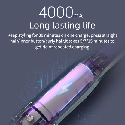 2-in-1 Rechargeable Wireless Hair Curler