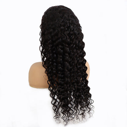 13x4 Lace Deep Rolled Wavy Human Hair