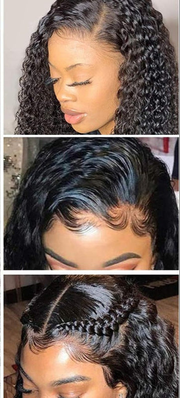 Brazilian Kinky Curly Lace Front Human Hair Wig