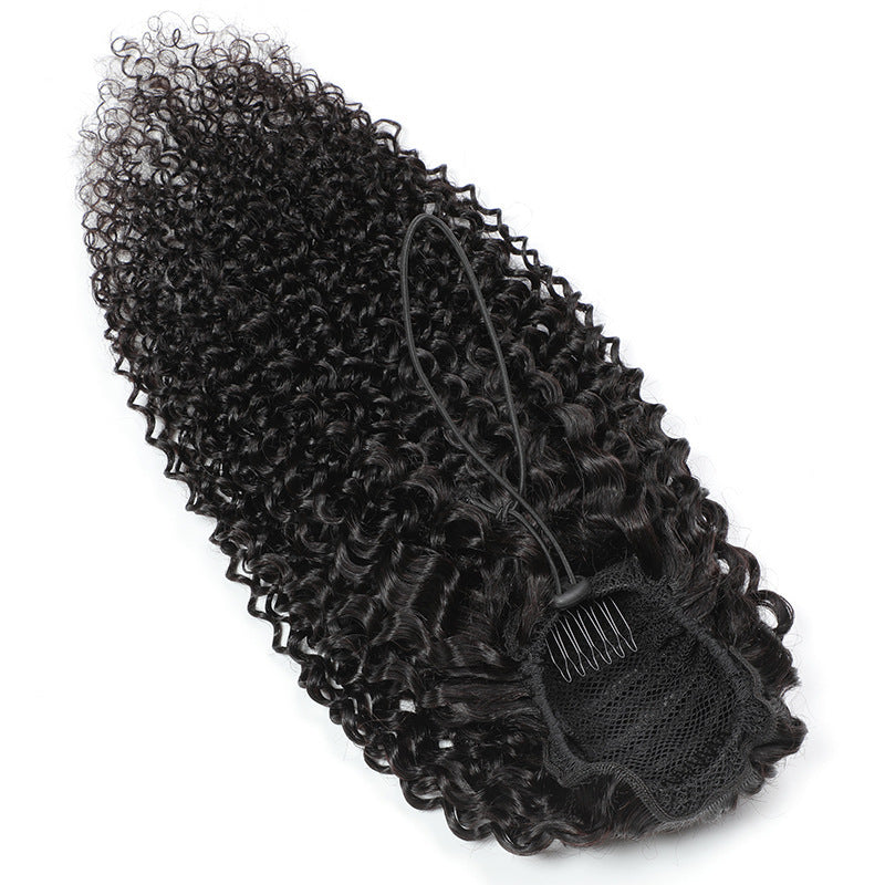 Natural Color Human Hair Ponytail