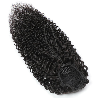Natural Color Human Hair Ponytail